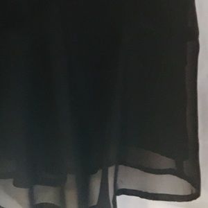 Black chiffon skirt (lined)